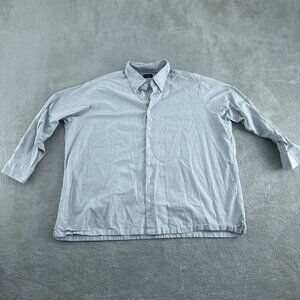 Proper Cloth Mens Button-Down Shirt Size 2XL Light Gray 4020